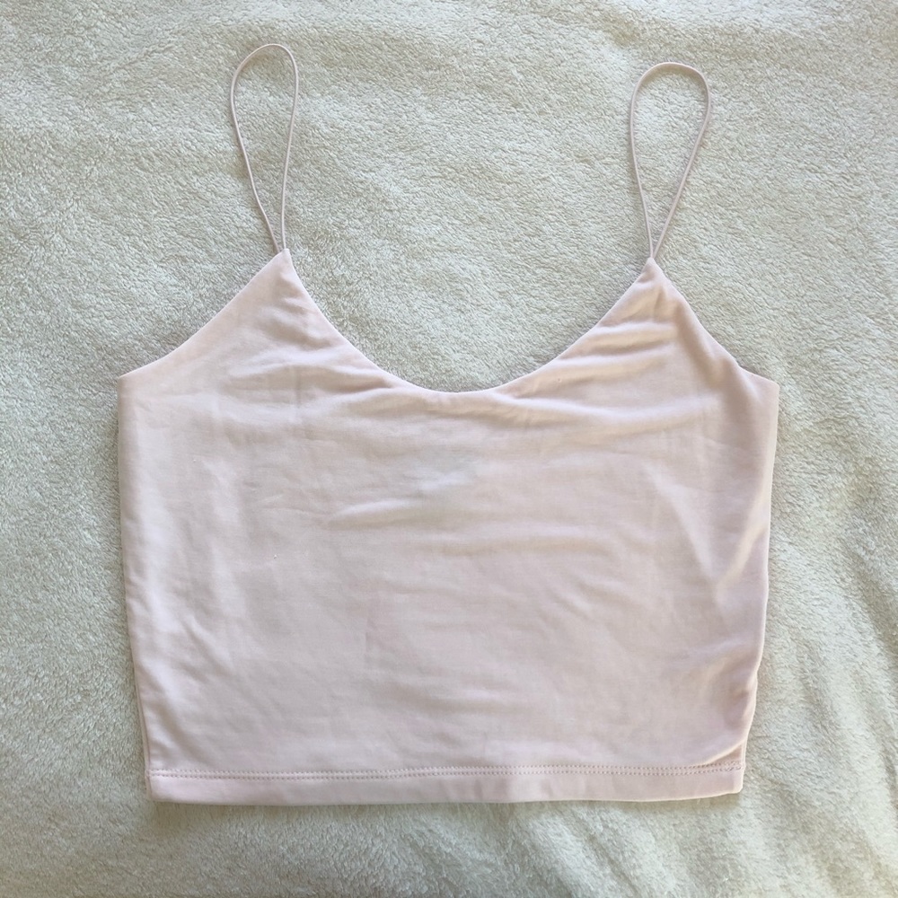 Volcom pink crop top